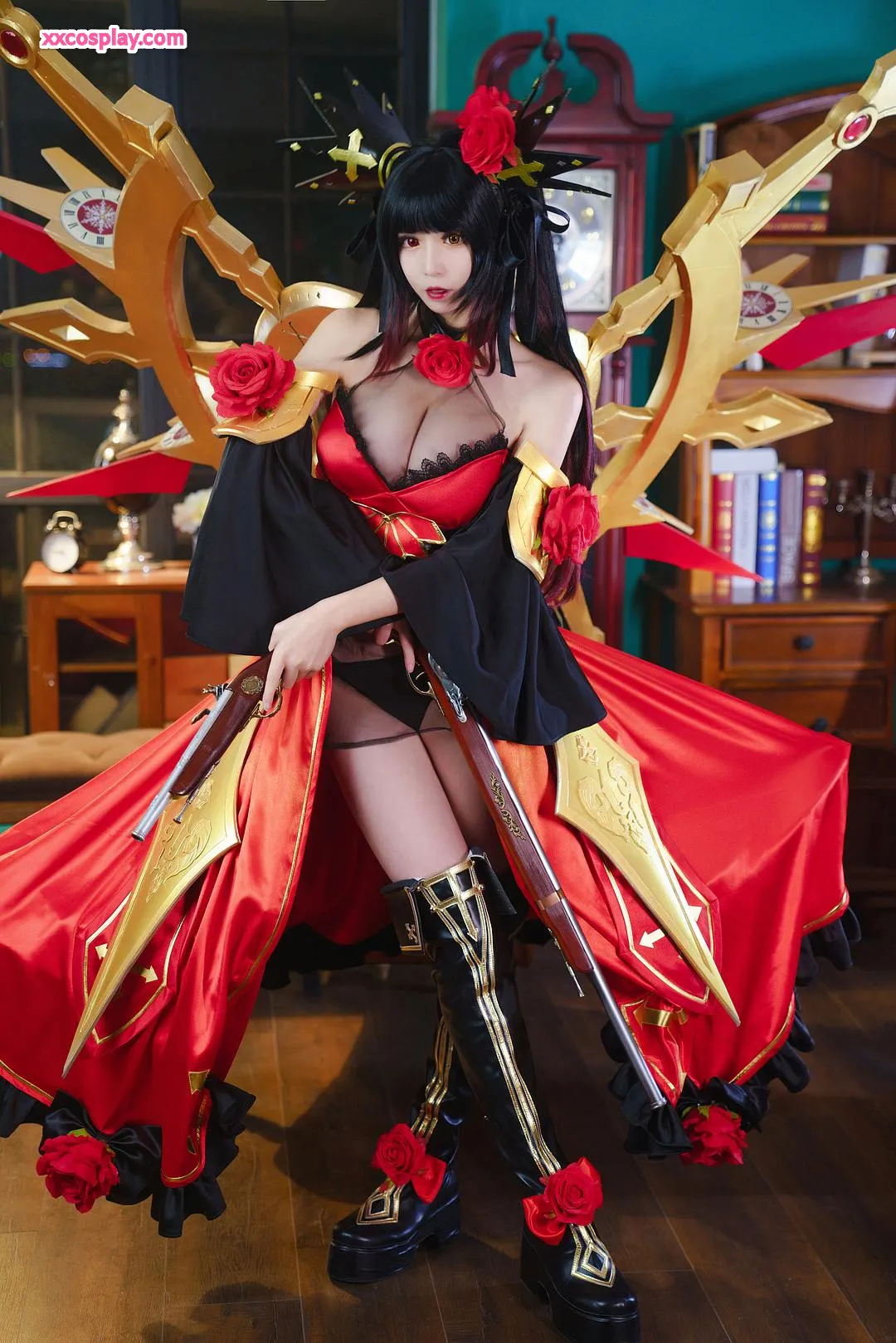 Ai Laoshi PhD como Kurumi Tokisaki - Date A Live Nova Skin Cosplay